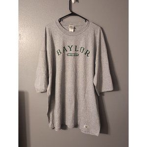Oarsman 913 Gray Vintage Graphic T Shirt Baylor University Size 3XL